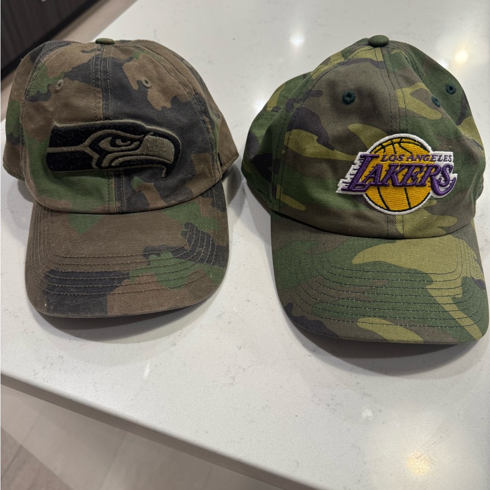 Camouflage Sports Caps Set